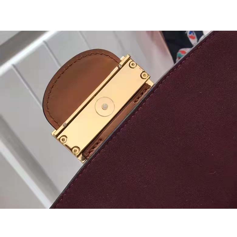 Louis Vuitton LV Women Since 1854 Dauphine Mini Handbag Monogram Flowers Cowhide