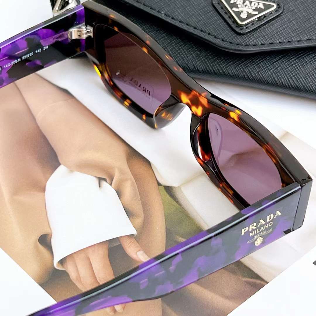 Prada Unisex Sunglasses Prada Logo 100% UVA / UVB Protection Standard Fit