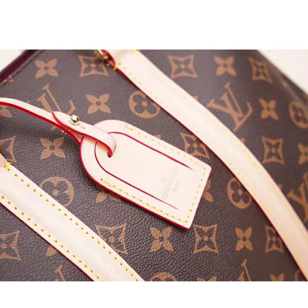 Louis Vuitton LV Women Soufflot MM Bag-Brown