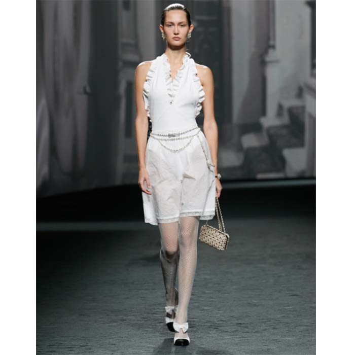 Chanel Women CC Hair Clip Metal Strass Gold Crystal