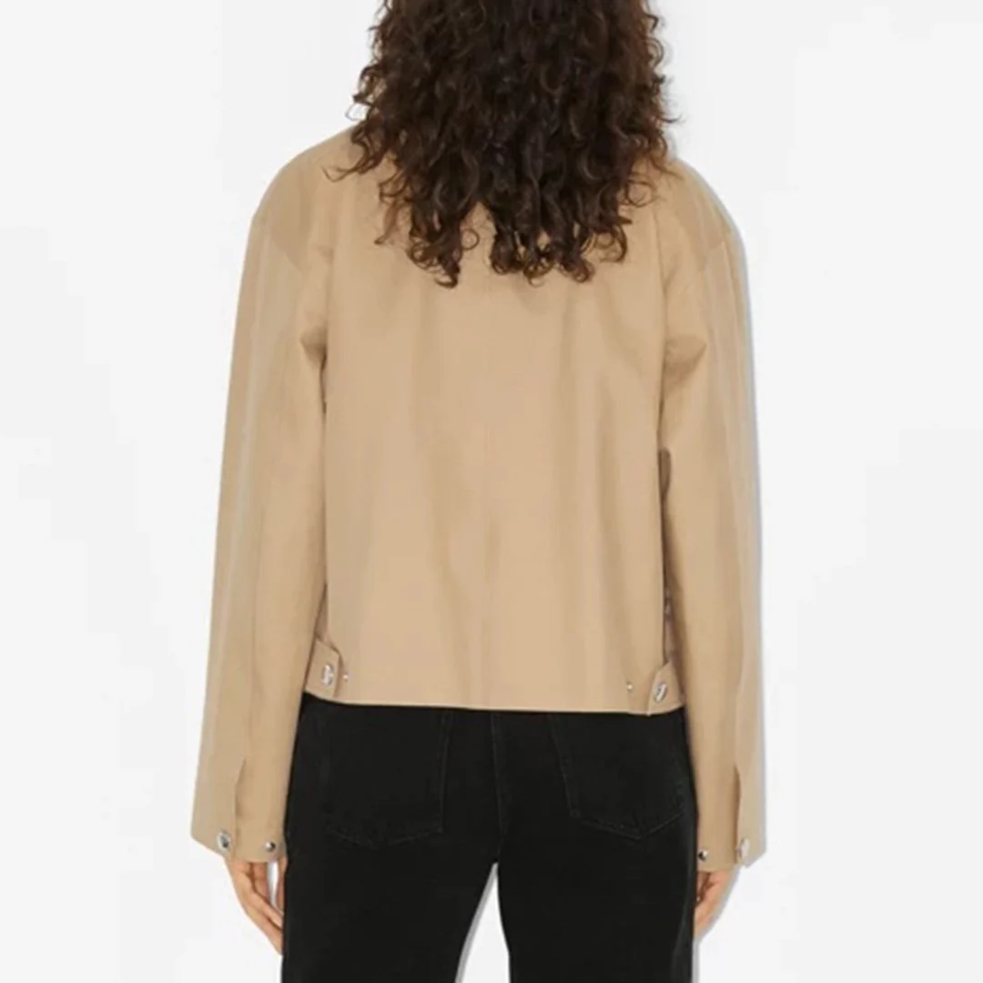 New fashionable and versatile plaid double-sided windbreaker jacket 1024022213