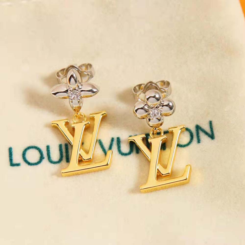 Louis Vuitton Women LV Iconic Flower Earrings