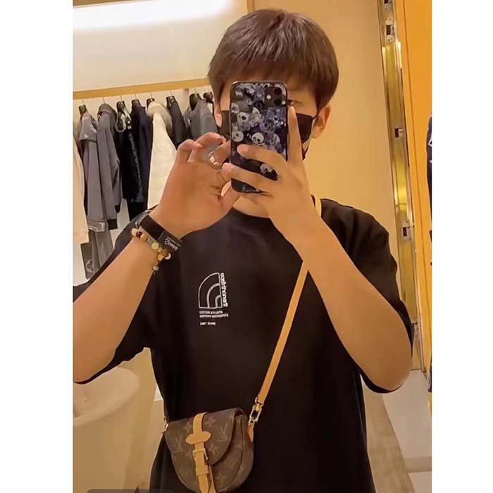 Louis Vuitton LV Women Micro Chantilly Monogram Coated Canvas Natural Cowhide Leather