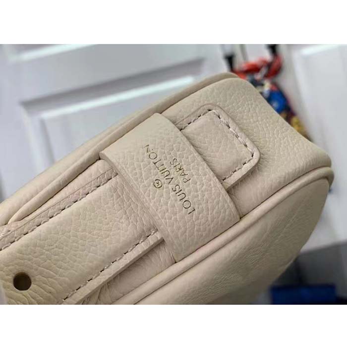 Louis Vuitton LV Women Mini Moon Cream Monogram Empreinte Embossed Supple Grained Cowhide Leather