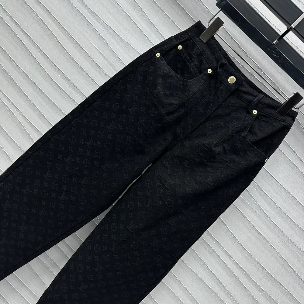Louis Vuitton Women Monogram Jacquard Jeans 1AGHDW