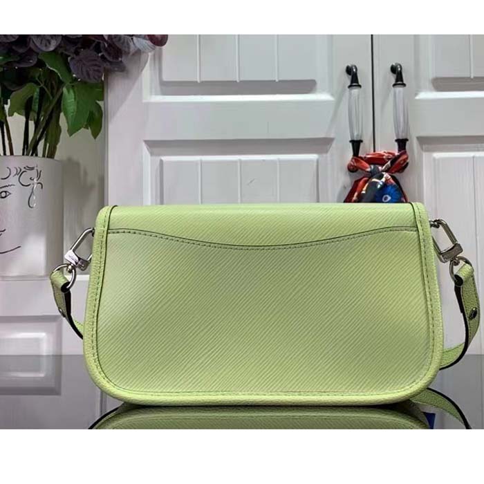 Louis Vuitton LV Women Buci Green Epi Grained Smooth Cowhide Leather