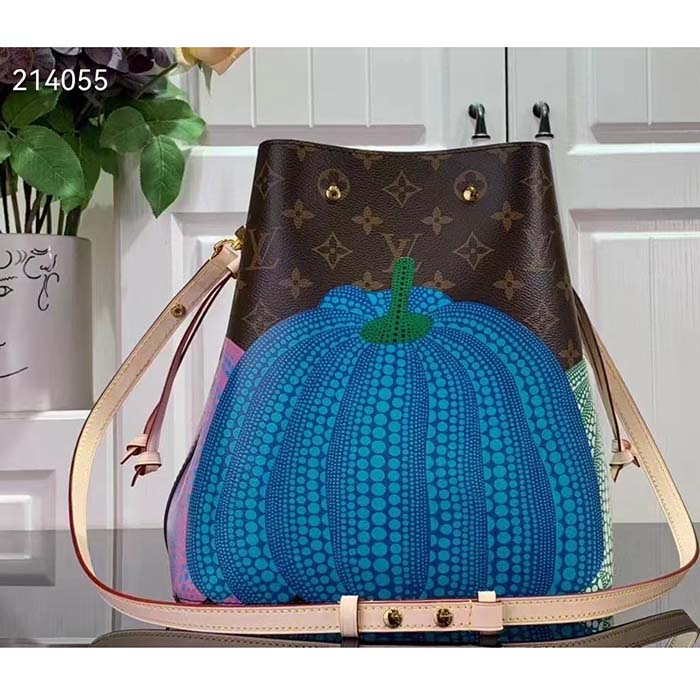 Louis Vuitton Women LVxYK NeoNoé MM Monogram Coated Canvas Pumpkin Print