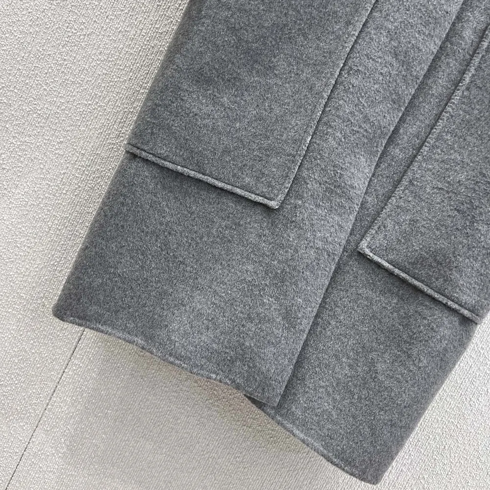 Louis Vuitton Women Removable Collar Double Face Coat 1AHZMU