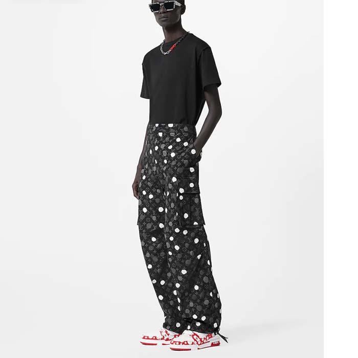 Louis Vuitton LV Unisex LV x YK LV Trainer Sneaker Red Calf Leather Rubber