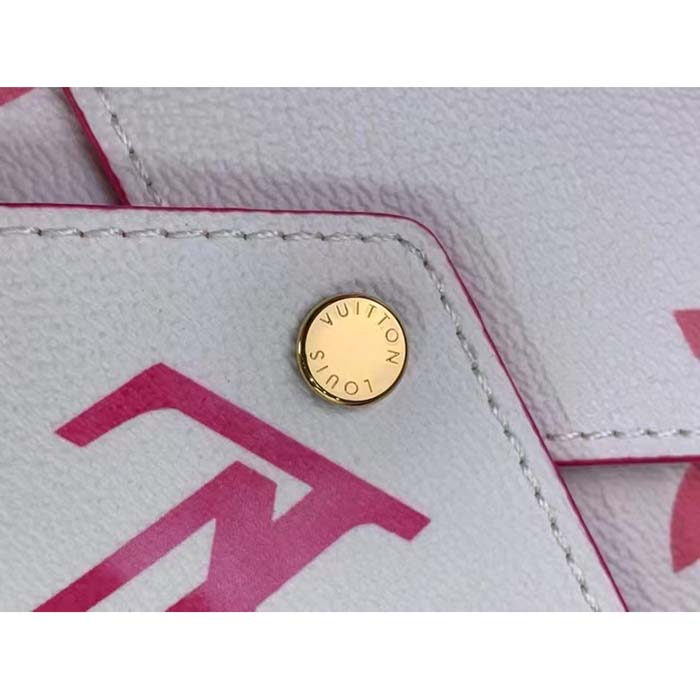 Louis Vuitton LV Unisex Kirigami Pochette Monogram Coated Canvas Printed Grained Cowhide Leather