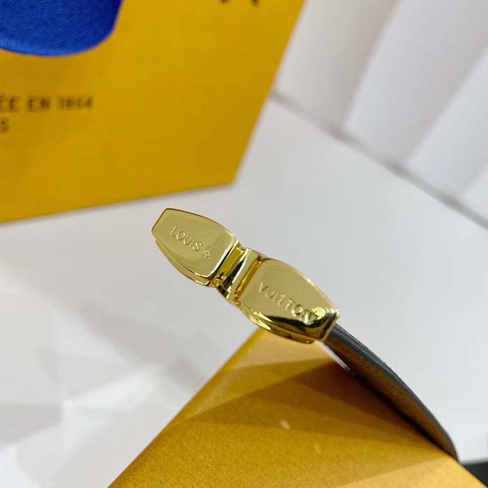 Louis Vuitton Unisex LV Pretty LV 30 MM Reversible Belt Monogram Canvas Recto Side