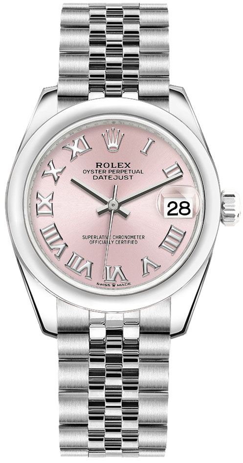 Rolex Datejust 31 Pink Dial Oystersteel Women's Watch 278240-0014