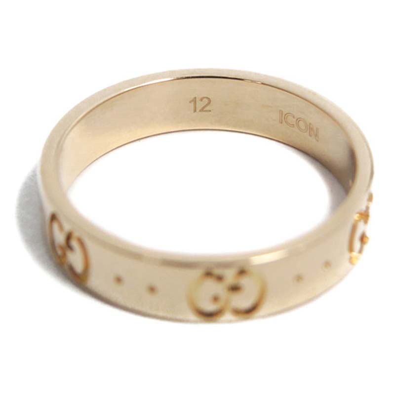Gucci Women Heart Ring with Gucci Trademark Jewelry Gold