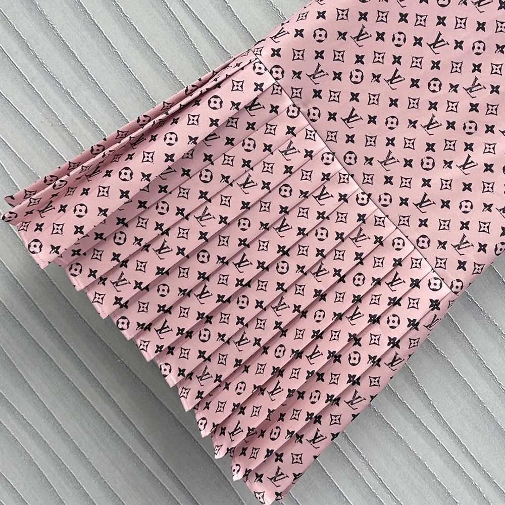 Louis Vuitton Women Washed Monogram Pleat Dress 1AIAPT