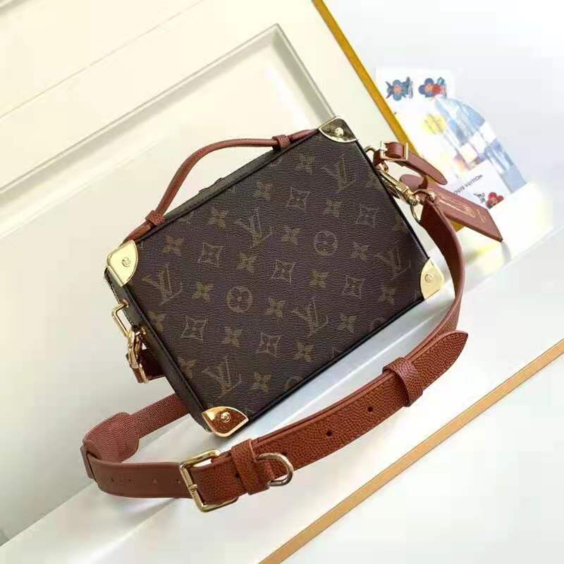 Louis Vuitton Unisex LVXNBA Handle Trunk Bag Monogram Coated Canvas