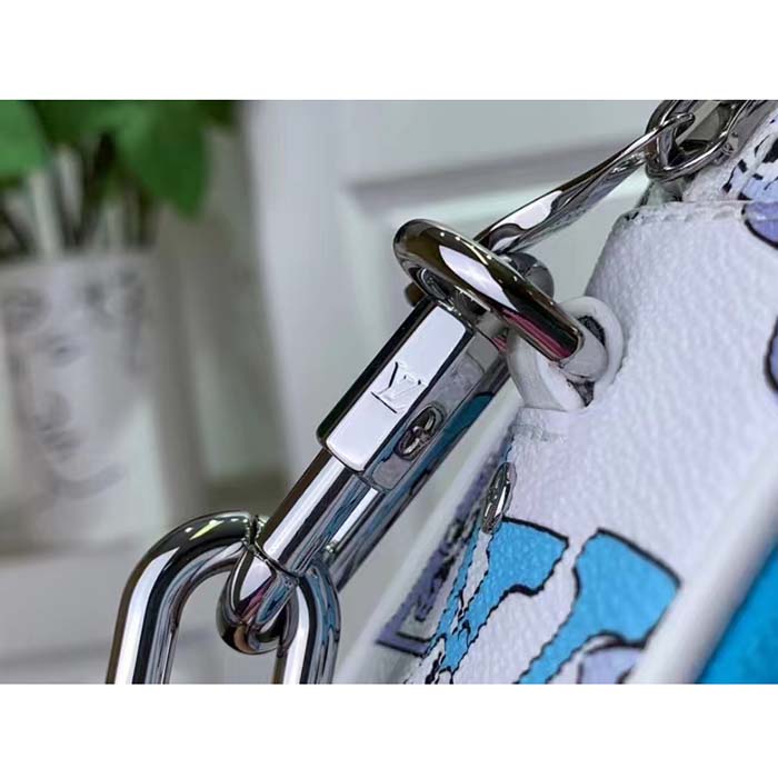 Louis Vuitton Unisex Mini Soft Trunk Black Silver Monogram Eclipse Coated Canvas