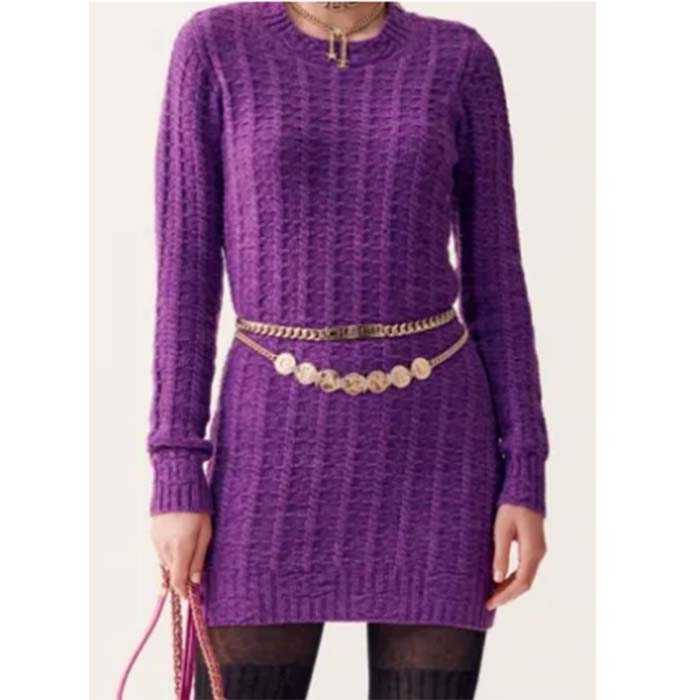 Chanel Women CC Chain Belt Metal Gold Ruthenium