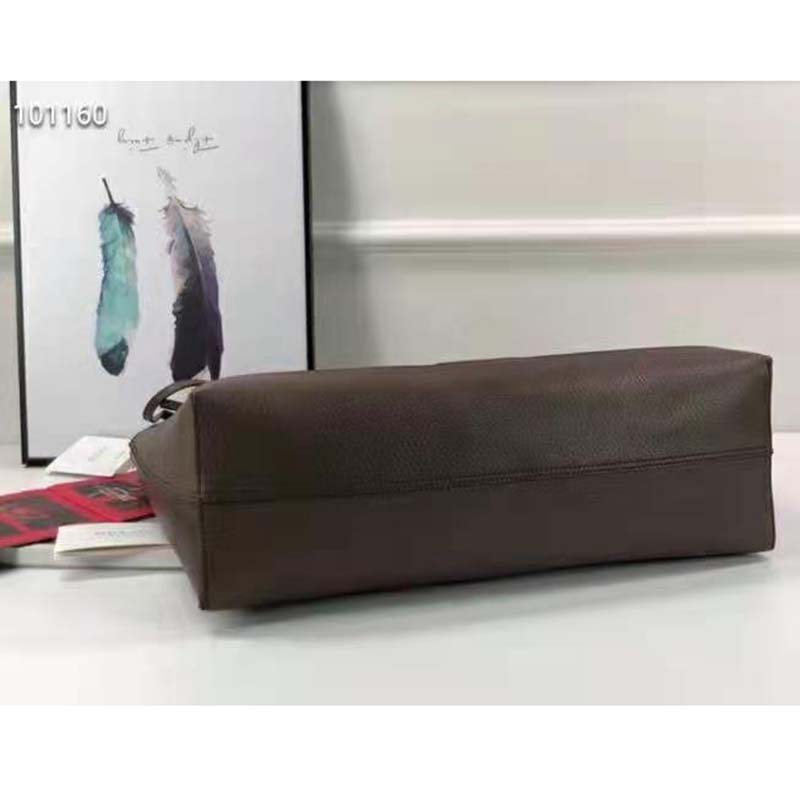 Gucci Unisex Ophidia Soft GG Supreme Medium Tote Beige/Ebony Supreme Canvas