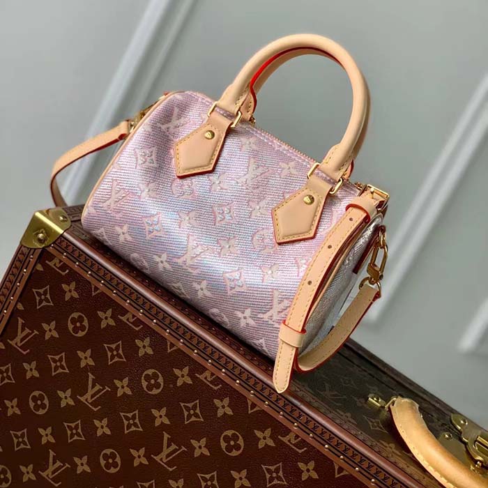Louis Vuitton LV Women Seedy Bandoulière 20 Pink Monoglam Rose Monoglam Coated Canvas