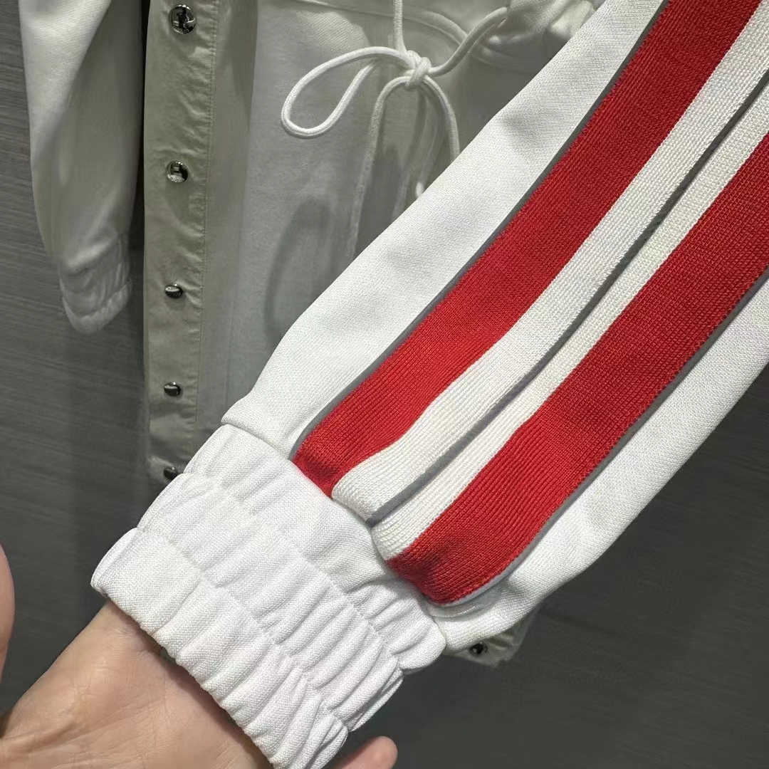 Gucci Women GG Technical Jersey Dress Web High Neck Dropped Shoulder Elastic Cuffs Drawstring Waist