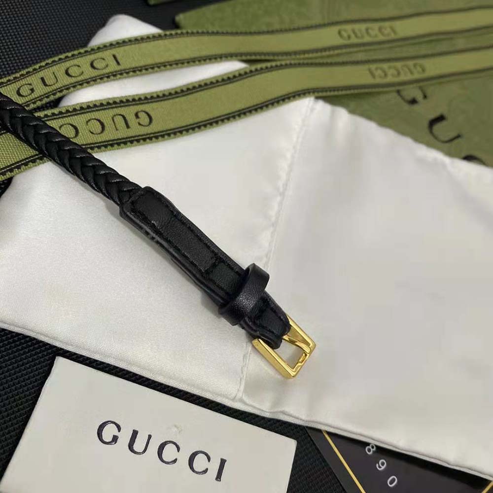 Gucci Women Leather ‘Gucci’ Bracelet