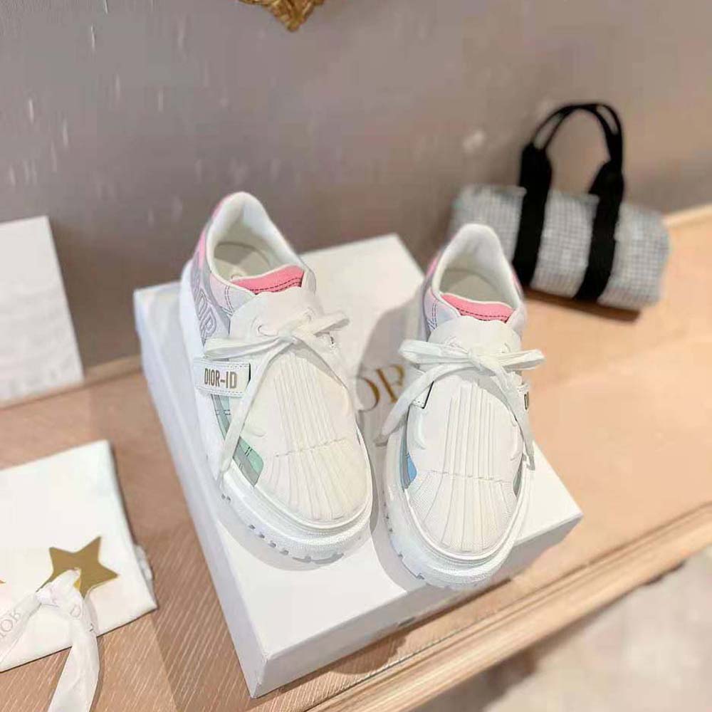 Dior Women Dior-id Sneaker Multicolor Gradient and Reflective Technical Fabric