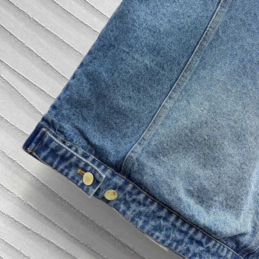 Louis Vuitton Women Reversible Sleeveless Denim Jacket 1AGOT9