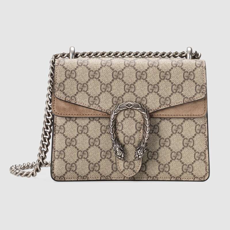 Gucci GG Women Dionysus Medium GG Shoulder Bag in GG Supreme Canvas