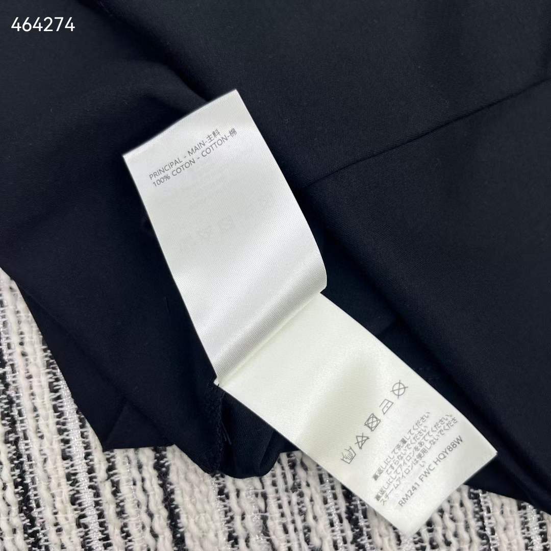 Louis Vuitton Women Nautical LV T-Shirt Cotton Black 1AFMZA