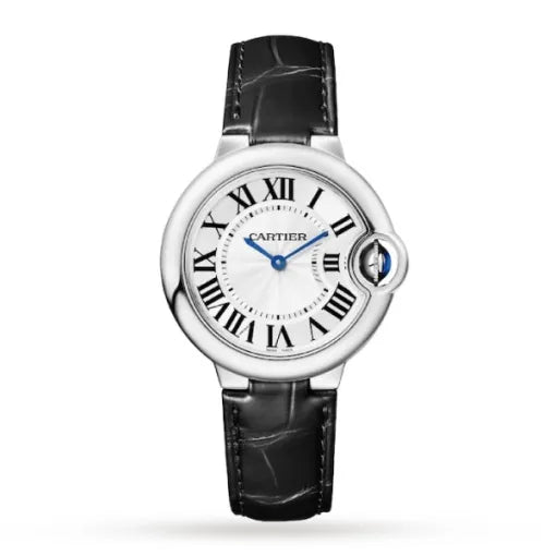 CARTIER Cartier Ballon Bleu de Cartier Women Quartz Silver Leather Watch WSBB0034