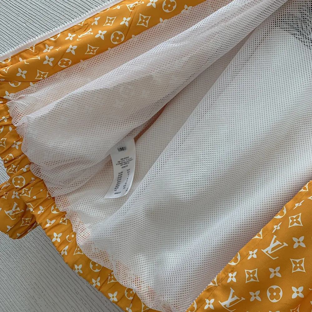 Louis Vuitton Women Monogram Printed Technical Track Top 1AFWJR