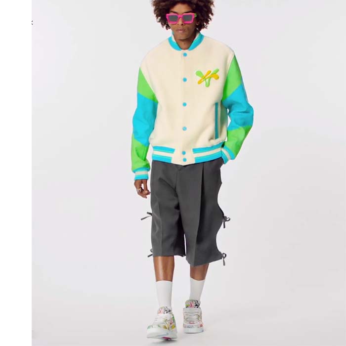 Louis Vuitton Unisex LV Trainer Sneaker White Printed Canvas Rubber Outsole Monogram Flowers