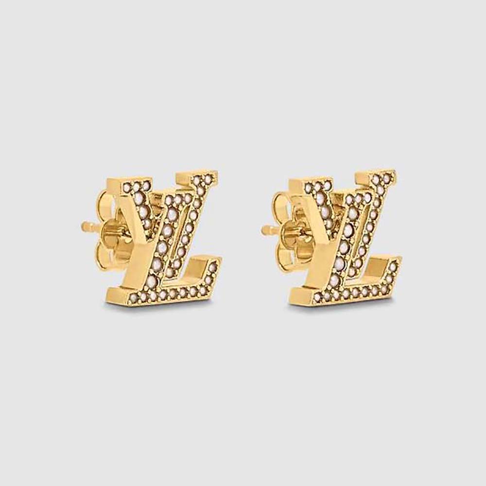 Louis Vuitton Women LV Iconic Pearls Earrings