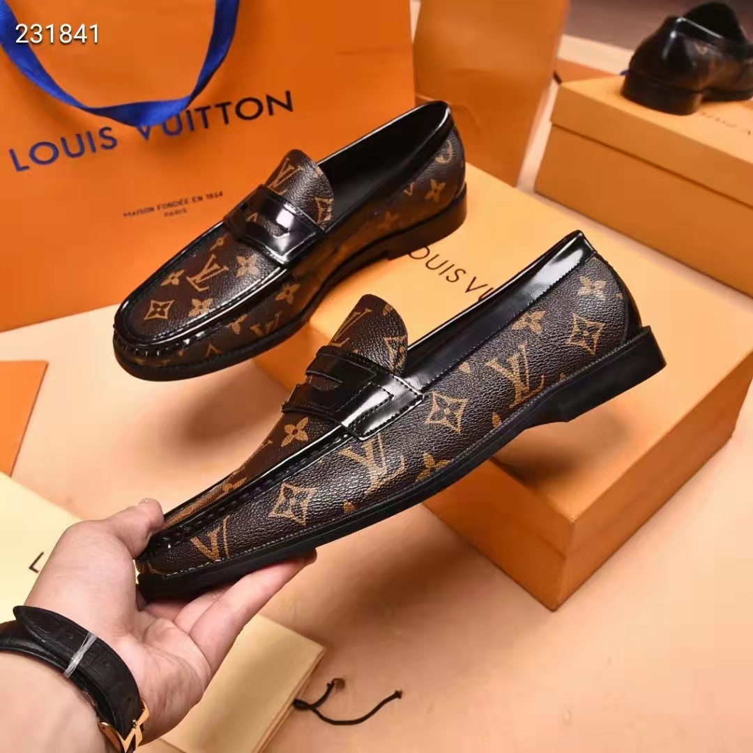 Louis Vuitton LV Men LVXNBA Loafer Ebene Monogram Canvas Blake Construction
