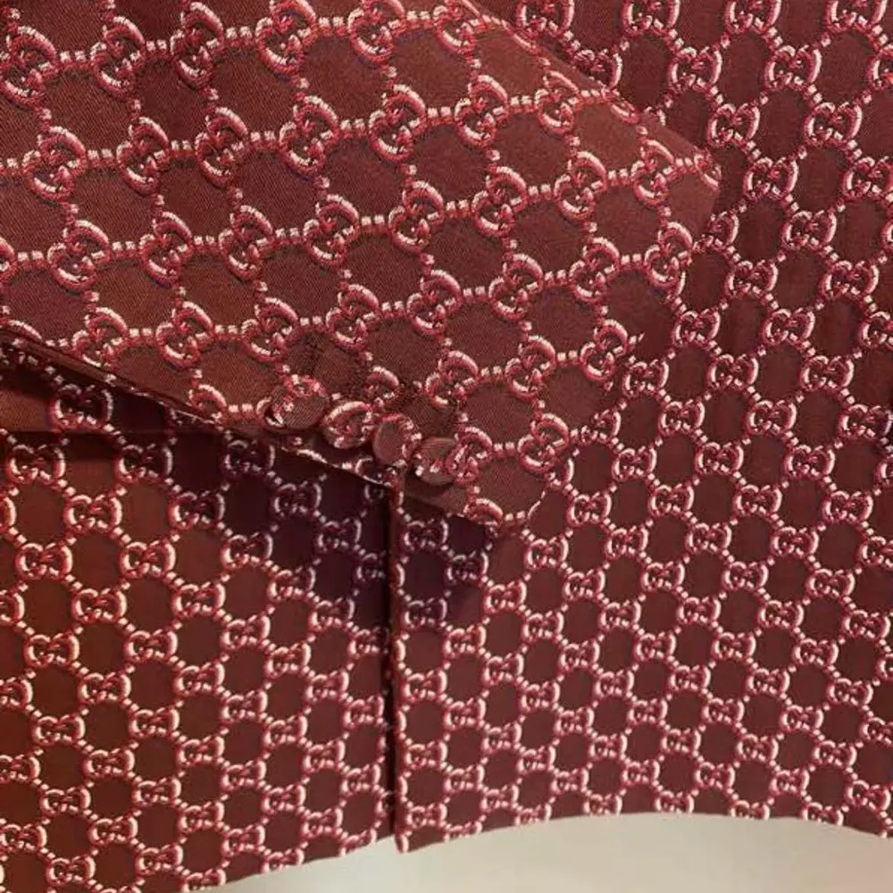 Gucci Men Gucci Classic Red Wool Blazer