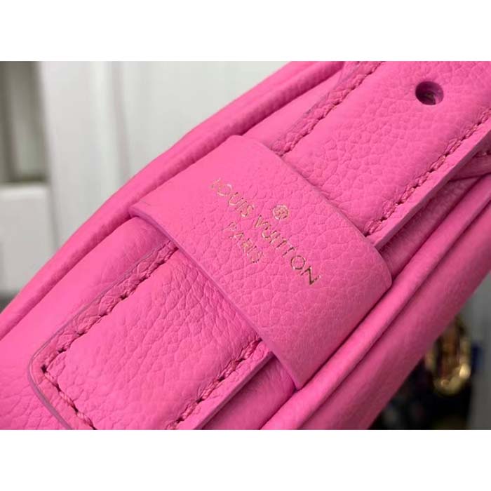 Louis Vuitton LV Women Mini Moon Pink Monogram Empreinte Embossed Supple Grained Cowhide Leather