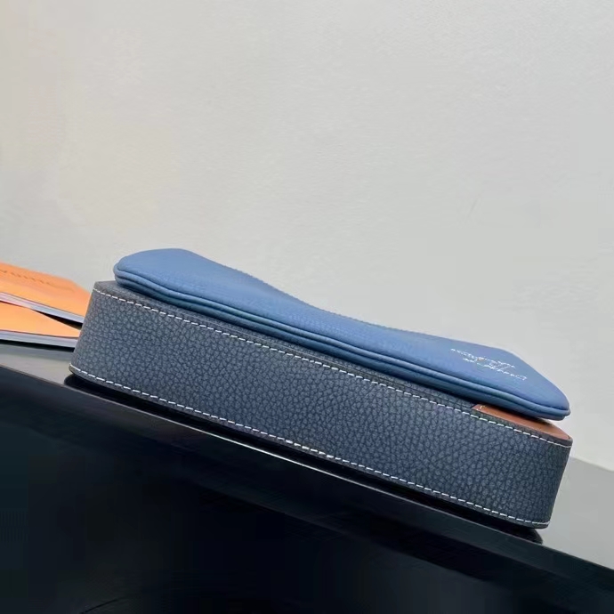 Louis Vuitton LV Unisex Trio Messenger Bag Blue Navy Cowhide Leather