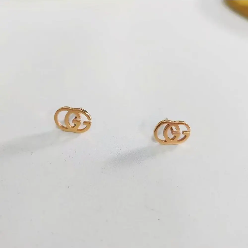 Gucci Women Gucci Interlocking Stud Earrings ‎748543