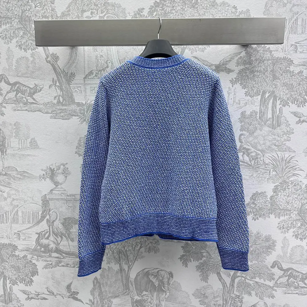 Gucci Women Fine Cotton Crewneck Cardigan 818643XKENR4179