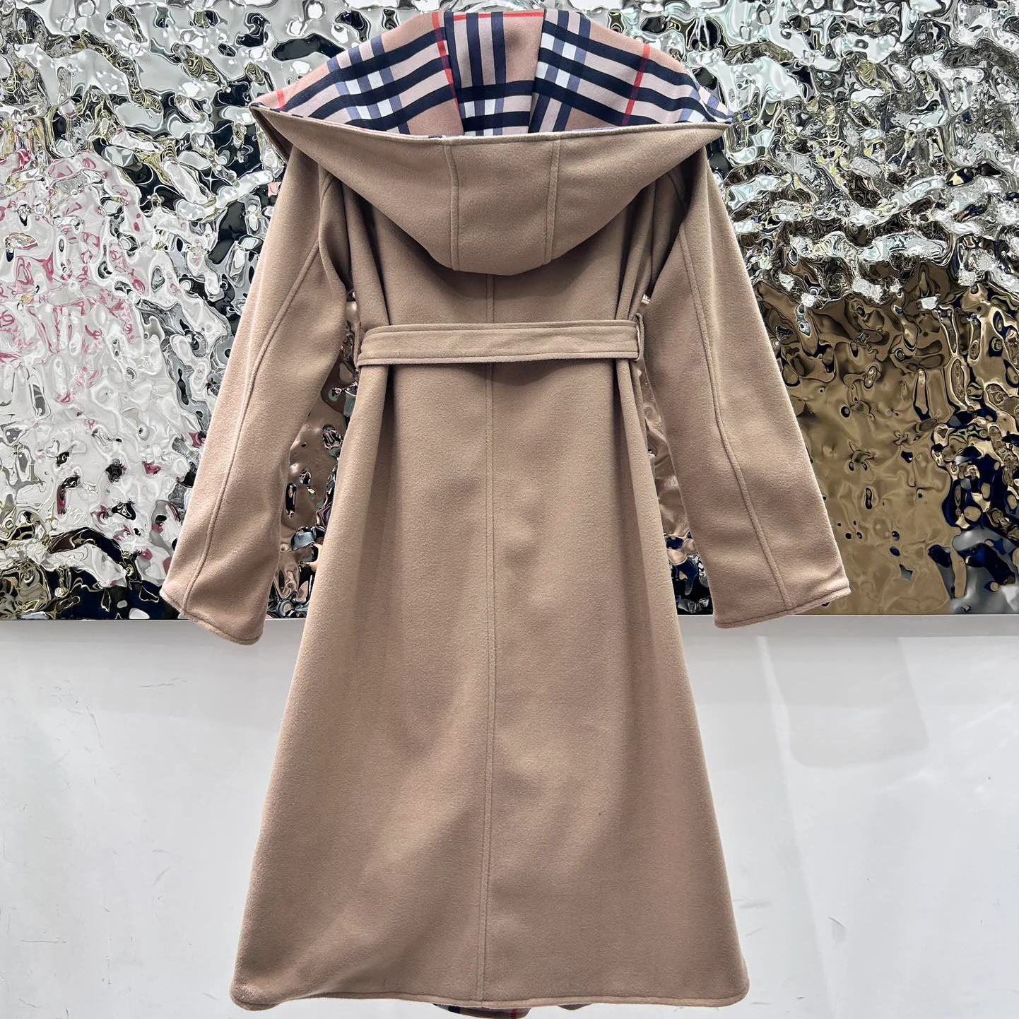 New fashion plaid coat 1024103018