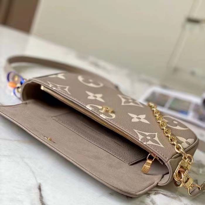 Louis Vuitton Women LV Wallet On Chain Ivy Monogram Empreinte Embossed Supple Grained Cowhide Leather