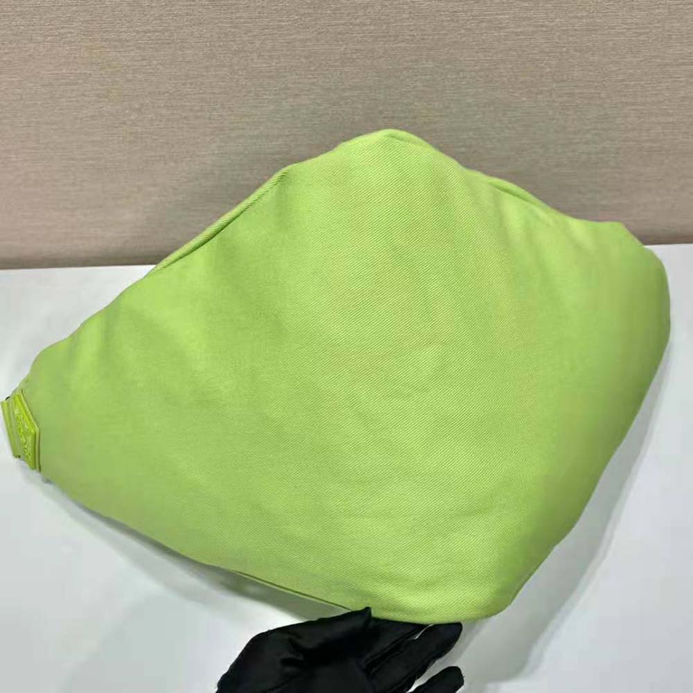 Prada Women Canvas Prada Triangle Bag-Lime