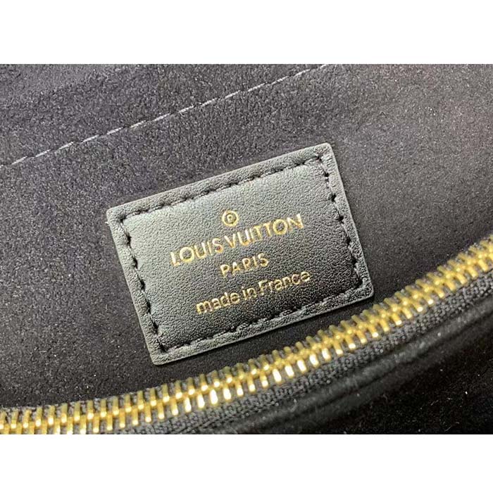 Louis Vuitton LV Women Hold Me Top-Handle Bag Black Smooth Cowhide Leather