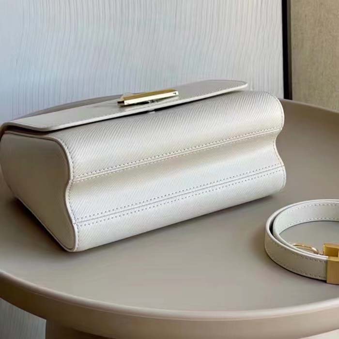 Louis Vuitton LV Women Twist MM Quartz Epi Grained Leather Cowhide Lock