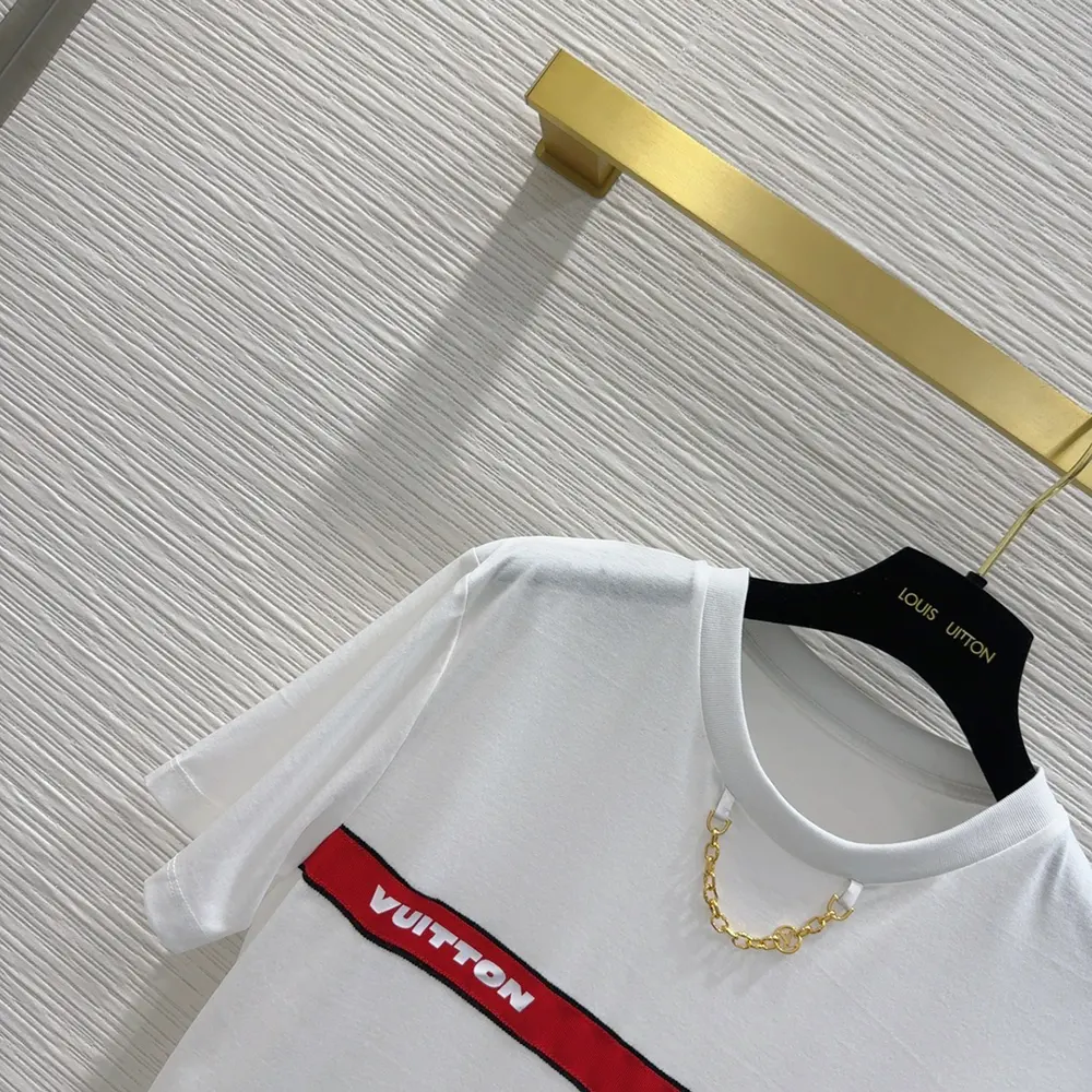 Louis Vuitton Women Vuitton Strap T-shirt 1AFYPW