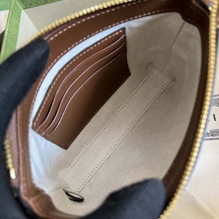 Gucci Unisex Messenger Bag Interlocking G Beige GG Supreme Canvas