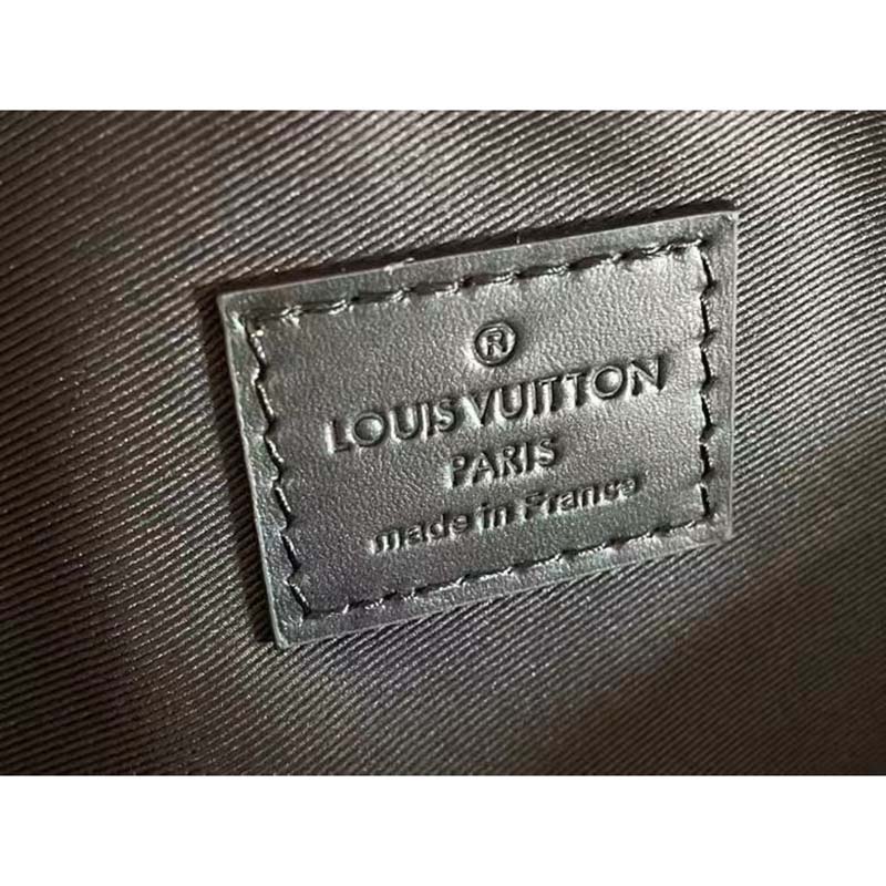 Louis Vuitton LV Unisex Handle Soft Trunk Monogram Macassar Coated Canvas Purple Cowhide