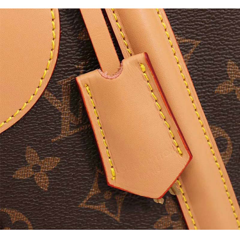Louis Vuitton LV Women Valisette PM Handbag in Monogram Canvas-Brown