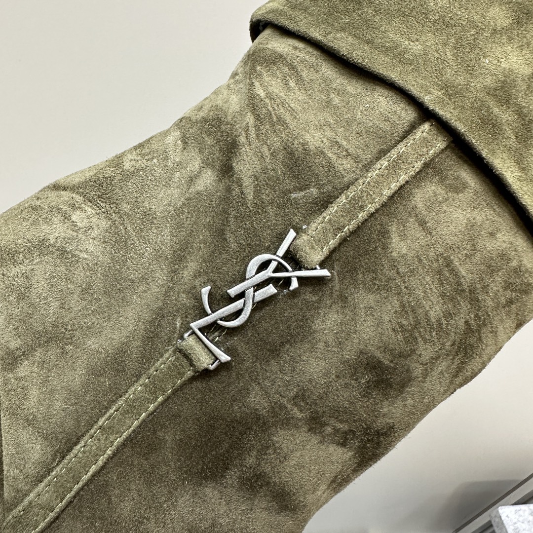 Y New Side Zipper High Heel Ankle Boots 0424111501