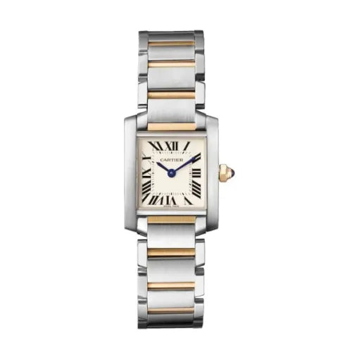 CARTIER Cartier Tank Française Women Quartz Silver Bicoloured Watch W51007Q4